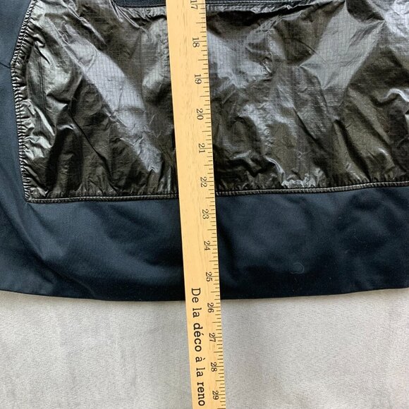 Under Armour Mens Large Anorak Jacket Large Fitted Black Hooded Storm Pullover - Picture 9 of 13